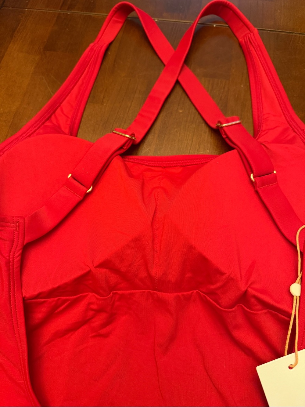 Quince Red One-Piece Swimsuit - Picture 7 of 10